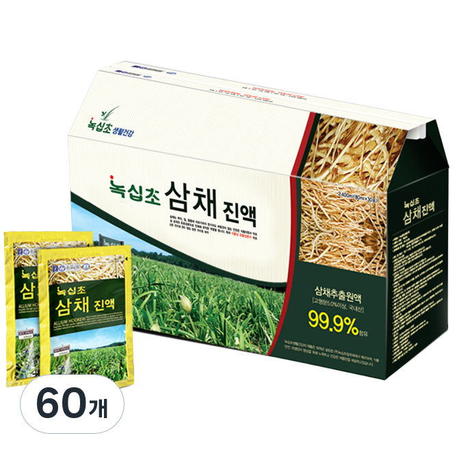 녹십초 삼채진액  60개  80ml