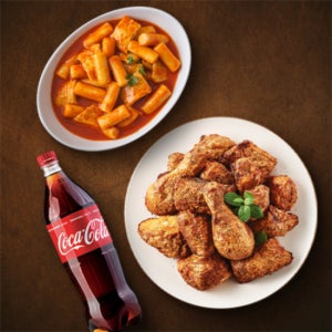 [기프티쇼] 굽네치킨 고추바사삭+맵달떡볶이+콜라1.25L