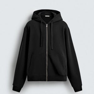 자라 집업 후드 스웨트셔츠 4092/360 BLACK_P0184092360BLACK