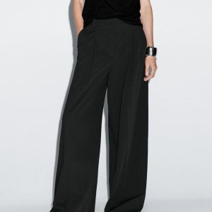 마시모두띠 테크니컬 와이드핏 다트 팬츠 5020/520 BLACK_P0185020520BLACK