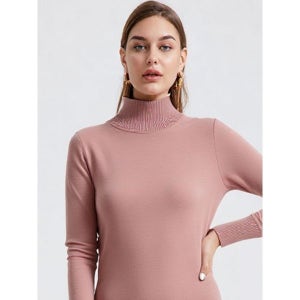 [씨]  핑크 베이직 터틀넥 풀오버 SHUCZ0990