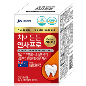 JW<b>중외제약 치아</b>튼튼 인사프로 60정 1개