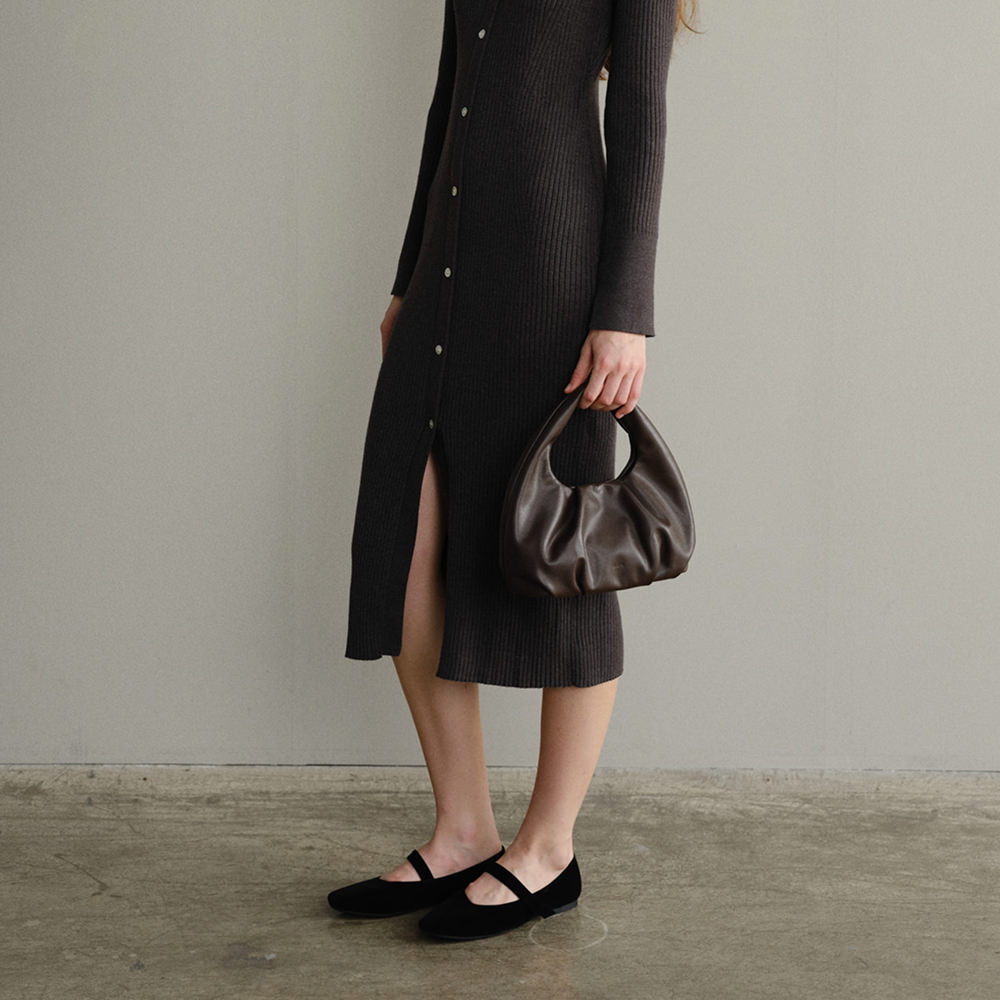 [로서울] Rowie mary jane shoes Velvet Black