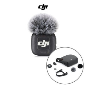 DJI 마이크 3 송신기 단품 MIC3 (블랙) 유튜브 브이로그 휴대용 무선마이크