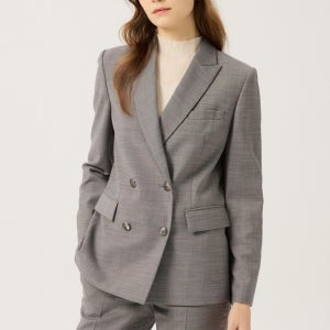 벨티드 더블버튼 자켓-DCJKD3755W