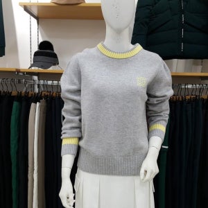 벤제프 여성 로고포인트 라운드 울 풀오버 P5MWSP703 (23733158)