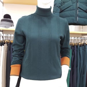 벤제프 여성 꽈배기 조직 장목 풀오버 P5MWSP701 (23733202)