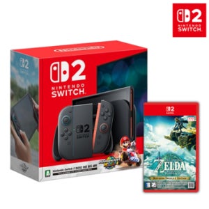 닌텐도 스위치2 마리오 카트 월드 세트+스위치2 젤다의 전설 티어스 오브 더 킹덤