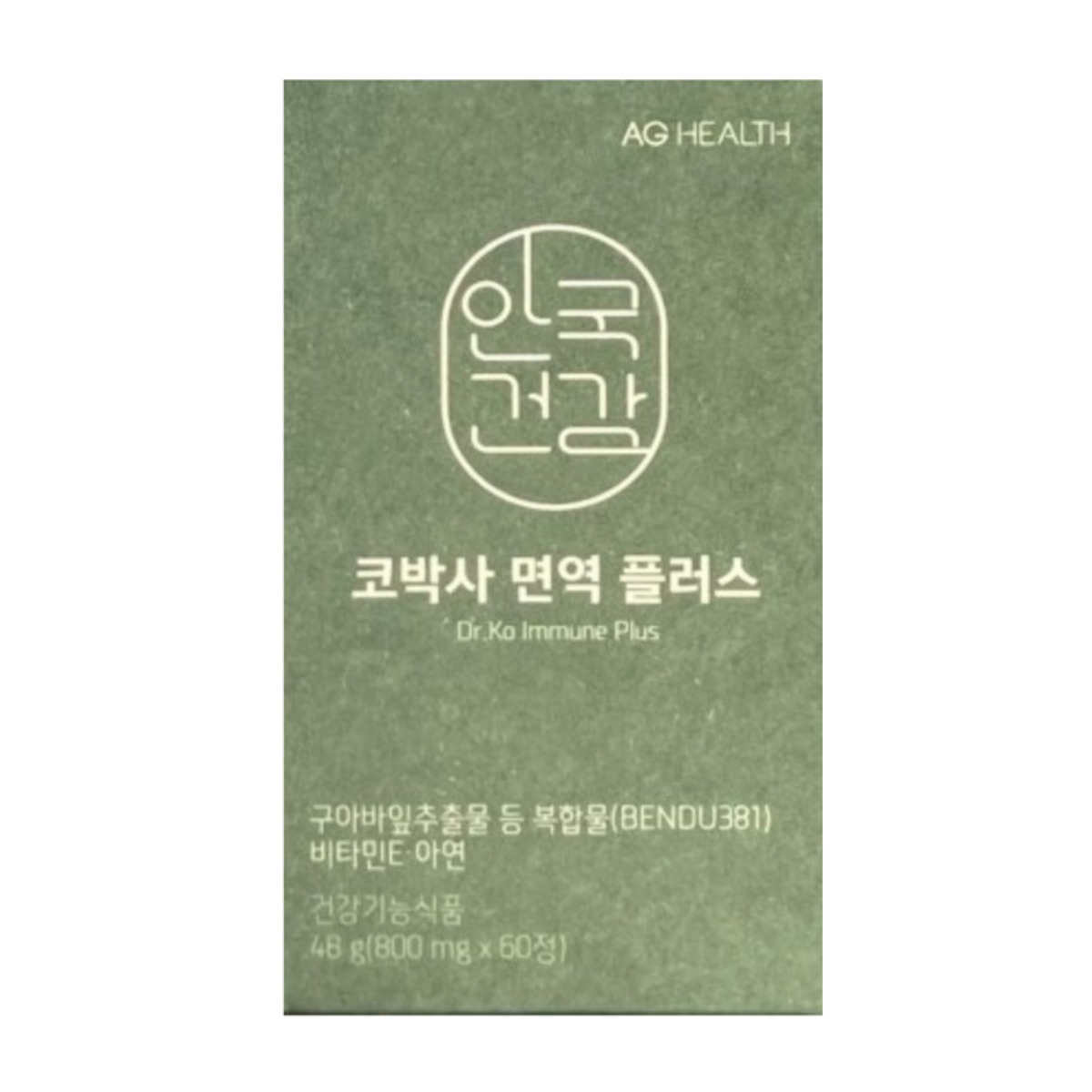 코박사 비염영양제 <b>구아바잎추출물</b> 콧속건조 코막힘  1개  60정