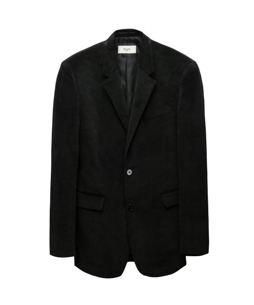 [롤링스튜디오] SINGLE BREASTED JACKET CORDUROY RS21FWSBJCBKBK