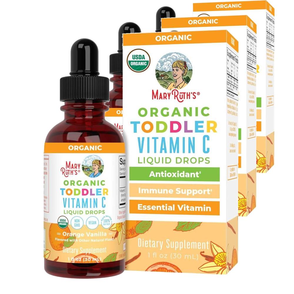메리루스 비건 <b>토들러 비타민 C 리퀴드</b> 드롭스 액상 1-3세  3개  30ml