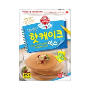 오뚜기 LIGHT & JOY 당을줄인 핫케이크믹스 800G