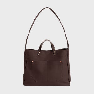 [와일드브릭스] W24 TWO-WAY BAG (dark brown)