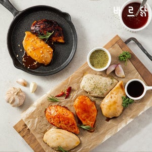 바르닭 소스품은 닭가슴살 10종혼합 20팩