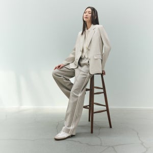 [지컷] [2차 리오더] 레이스 라인 저지 팬츠_멜란지 그레이 7215330680