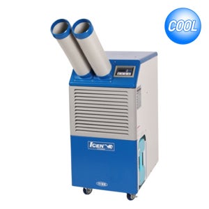 WPW-4000 산업용 냉방식 이동식 에어컨 수냉식(2구)