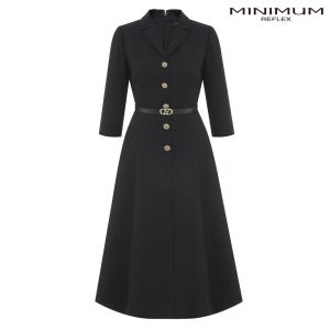 [AK수원점] [미니멈] 기본 카라 벨트 원피스 MZCGWO8950