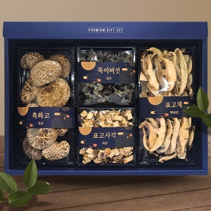 정성 담은 국산 표고버섯 선물세트 200g