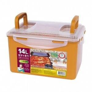 기타 제이오마켓 황토누름이 14L 김치통 담금통 절임 밀폐용기