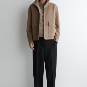 코스 더블 페이스 울 퍼널 넥 자켓 1296460002 리버시블 DOUBLE FACED WOOL FUNNEL NECK JACKET 143817550