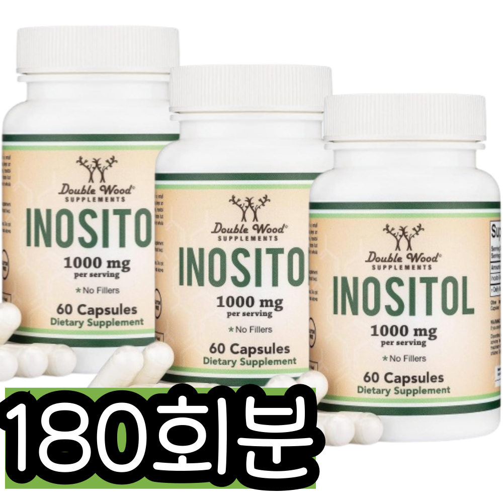 더블우드 <b>Inositol</b> <b>1000mg</b> <b>캡슐</b>  1개