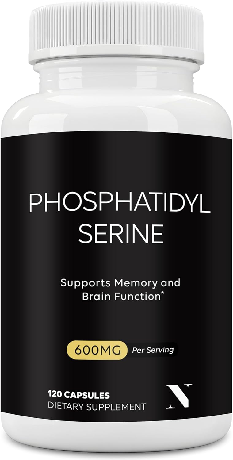 <b>뉴트</b> 포스파티딜세린 보충제 ​​600mg 120캡슐 어버이날 선물 미국산  1개  120정