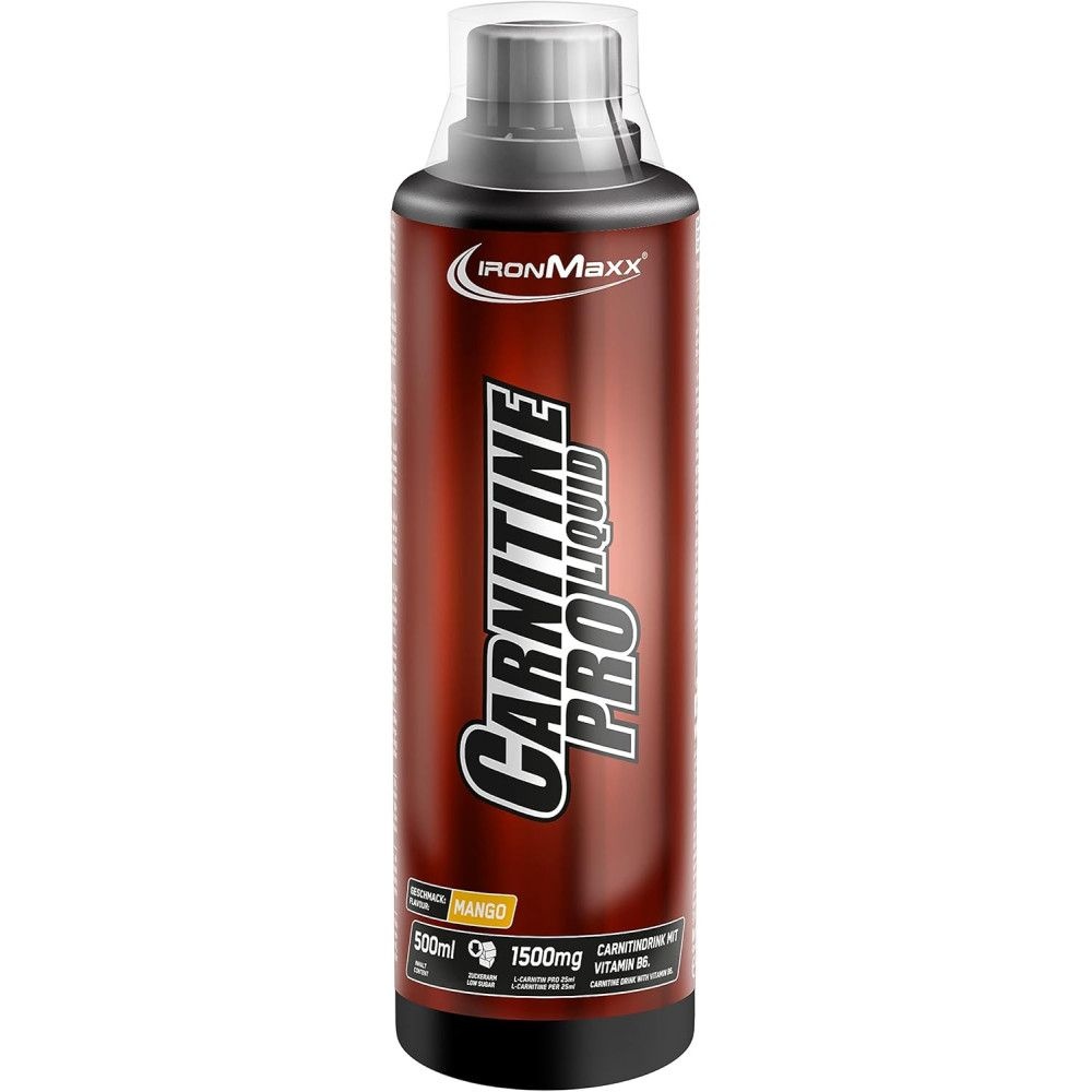 IronMaxx <b>아이언맥스 카르니틴</b> 프로 리퀴드 액상 카르니틴 500ml 망고맛
