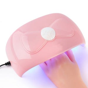 [케이제이] 핑크리본젤램프 54w 자동센서 레진 LED UV 램프_W9D2029