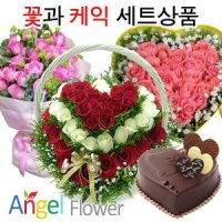초특가 꽃+케익세트 생화 축하선물 전국당일꽃배달