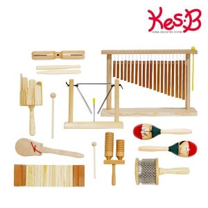 [보리보리]맑은소리 고급원목악기10종세트