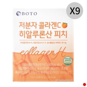 하프클럽/기타보뚜 <b>저분자 콜라겐C 히알루론산 피치</b> 분말 30포 X9