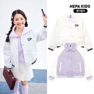 [롯데백화점] 네파 키즈 여아 바시티 봄버자켓 KL20601 LE1220054624