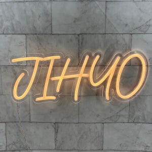 LED네온 이니셜 무드등 간판 5글자(국내제작빠른발송), 골든네온