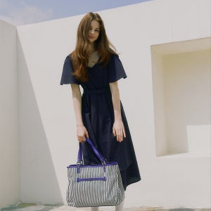 이레인 백 면코팅소재+가죽마감 가볍고 수납력좋은 쇼퍼백, 쥬페 jefais