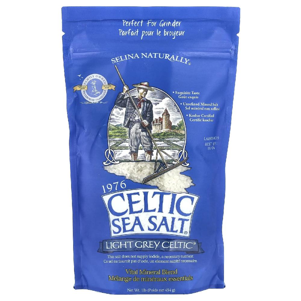 셀틱씨솔트 Light Grey <b>Celtic Sea Salt</b> 필수 미네랄 혼합물 454g