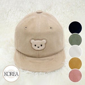 [보리보리]아기 유아 키즈 신생아 골덴 캡모자 S미니베어(골덴곰돌이얌체)
