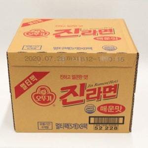 40개입-진.매운맛.라면.박스 오뚜기 진라면 봉지라면매운맛