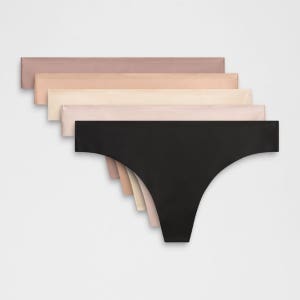 룰루레몬 여성 인비지웨어 미드라이즈 T팬티 언더웨어 5팩