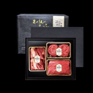 횡성한우 암소1등급 구이정육 세트 3호 (등심400g+불고기400g+...