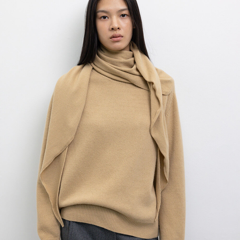 [르셉템버] [29CM 단독] CASHMERE BLEND RAGLAN PULLOVER [CAMEL]