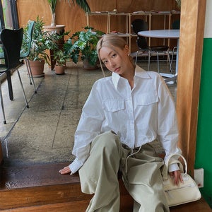 [오늘출발] 포켓스트링크롭셔츠-nb