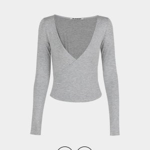 긴소매티셔츠 [B-BASIC] 텐션 딥브이넥 랩 긴팔티