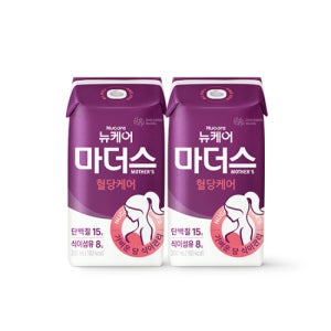 [본사공식몰] 뉴케어 마더스 혈당케어 200ml (48팩) 대상웰라이프 당뇨식 임당 임신성 당뇨 영양식 건강식 프리미엄 혈당관리 영양식