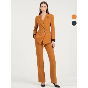 [비비드시크릿가너] SET 여성 가을겨울 유니크 정장자켓+부츠컷팬츠 세트