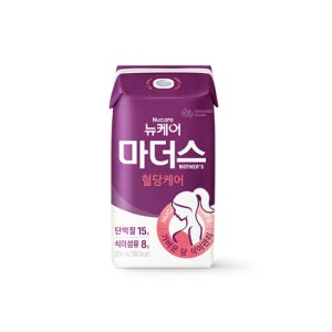 [본사공식몰] 뉴케어 마더스 혈당케어 200ml (24팩) 대상웰라이프 당뇨식 임당 임신성 당뇨 영양식 건강식 프리미엄 혈당관리 영양식