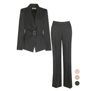 [비비드시크릿가너] SET 여성 쉘위 모던 정장 자켓+부츠컷팬츠 세트