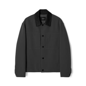 애드호크 남성 T/R 빅 더블 아웃 포켓 트러커 (BLACK) (HB9UJ01)
