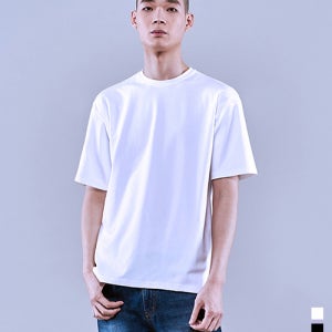 [유핑] [골드라벨 2세대] 세미오버핏 크루넥 반팔 티셔츠 U2C-TSGL2-SO