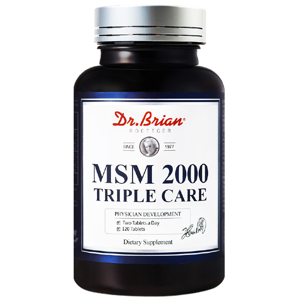타이거아울렛 미국 MSM 2000 트리플케어 120정 약2개월분 미국 무릎 관절 연골에 좋은 엠에스엠 식이유황 식용유황 비타민D 망간  1개