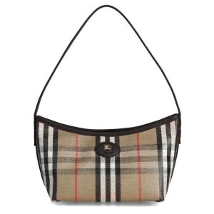 버버리 기마상 메탈  8112278 LS HIGHLANDS BAGUETTE WWW 버버리 하이랜드 바게트 체크 숄더백